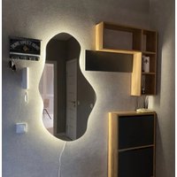 Зеркало eMZe 63x100 LED.NF.63.110.4K (с подсветкой)