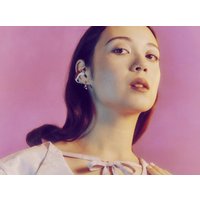 Наушники Bose Ultra Open Earbuds (белый/оранжевый)