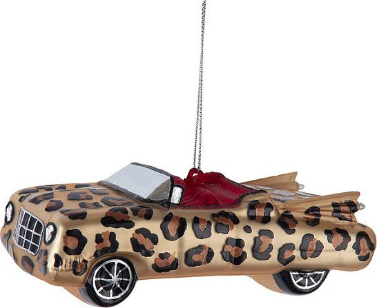 

Елочная игрушка Kurt S. Adler Леопардовый кабриолет T3612