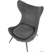 Интерьерное кресло Halmar Atlantis (антрацит/черный)