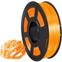 Филамент NV Print NV-3D-TPU-TRANS-ORANGE (1.75мм, 500г, прозрачный/оранжевый)
