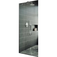 Душевая стенка MaybahGlass 195x89 MGD-689-5у (прозрачное стекло/хром матовый)
