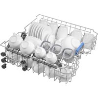 Отдельностоящая посудомоечная машина Weissgauff DW 6038 D Dual Wash Silver