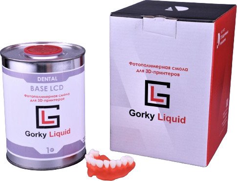

Фотополимер Gorky Liquid Dental Base LCD/DLP 1 кг
