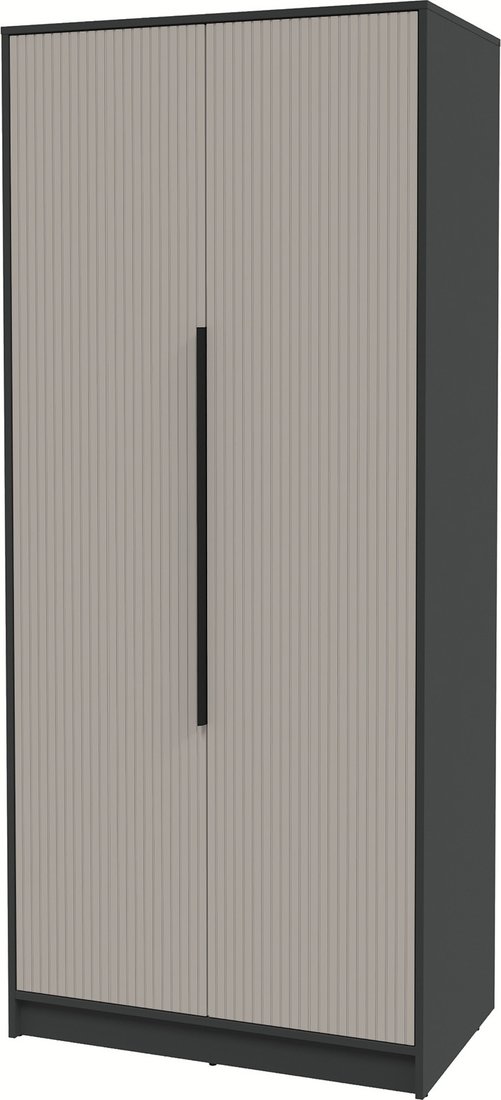 

Шкаф распашной Интерлиния Концепт Лайн КТ-Ш2 (антрацит/луна)