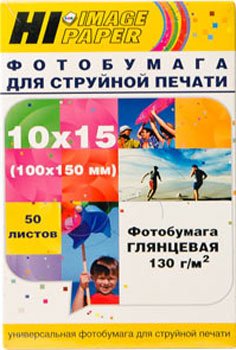

Фотобумага Hi-Black Hi-Image Глянцевая 10x15 130 г/кв.м. 50 л [A2112]