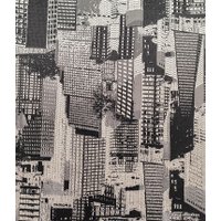 Штора Legrand Мегаполис 1.5x2.8 58120643 (черный/бежевый)