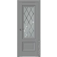 Межкомнатная дверь ProfilDoors 2.90U L 60x200 (манхэттен, стекло ромб)