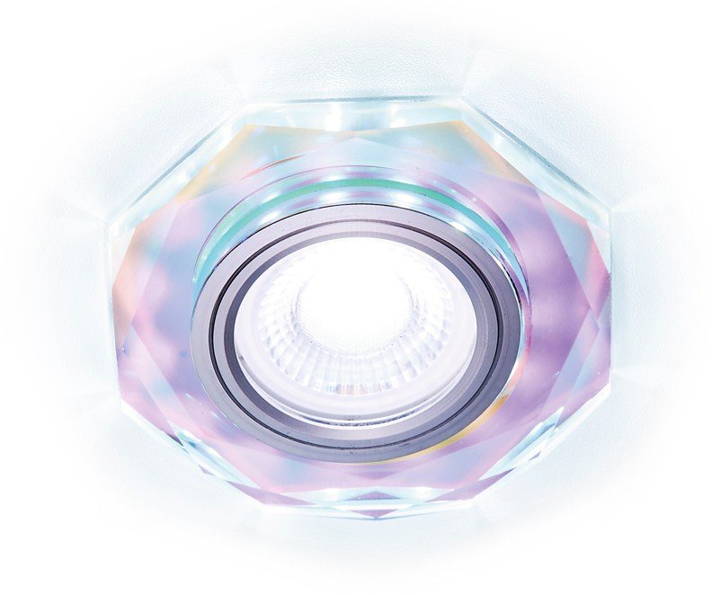 

Точечный светильник Ambrella S213 PR MR16+3W (хром/перамутровый)