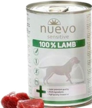 

Консервированный корм для собак Nuevo Sensitive 100% Lamb 0.4 кг