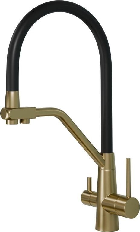 

Смеситель Floracio Flexy F.903.GDB (золотой/черный)