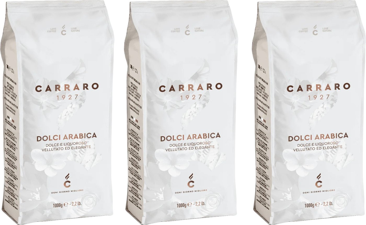 

Кофе Carraro Dolci Arabica в зернах 3x1кг