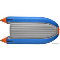 Моторно-гребная лодка Roger Boat Trofey 3500 (без киля, синий/оранжевый)