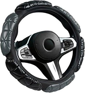 

Оплетка на руль CarFashion Balloon M 31647 (черный/серый)