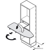 Гладильная доска Hafele Ironfix 568.60.780