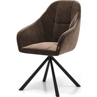 Стул Памир Босс F31 поворотный (коричневый/черная опора) в Бресте