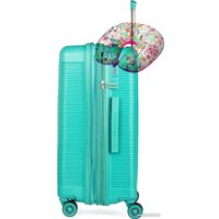 Чемодан-спиннер Mironpan 91303 76 см (бирюзовый)