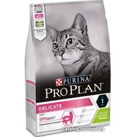 Сухой корм для кошек Pro Plan Delicate Adult с чувствительным пищеварением с ягненком 10 кг