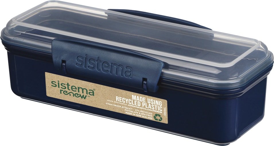 

Ланч-бокс Sistema Renew 581479 (синий)