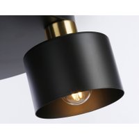 Люстра средней высоты Ambrella light Traditional TR8121/3 BK/BS (черный/латунь)