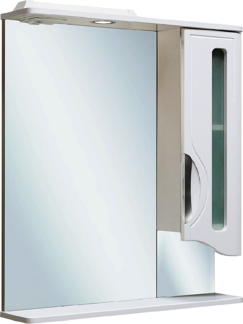 

Runo Шкаф с зеркалом для ванной Толедо 65 правый