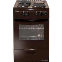 Кухонная плита Лысьва ЭП 301 МС (без крышки, коричневый)