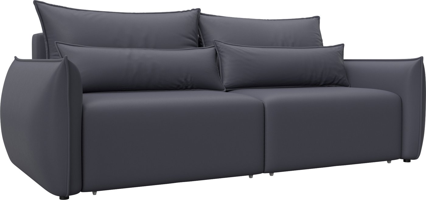 

Диван Лига диванов Лига-051 НПБ 129881 (экокожа Grifon 15 серый)