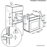 Электрический духовой шкаф AEG BCR742350B