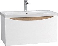 

Belux Тумба под умывальник Тобаго НП 80-01 (96, белый глянцевый/дуб Сонома светлый)