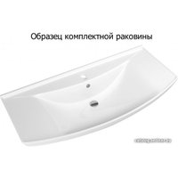  Aquanet Тумба Валенса New 105 00245258 с умывальником Стиль 105 (белый)