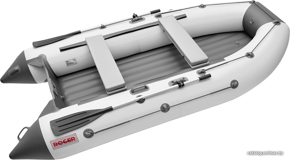 Моторная лодка Roger Boat Trofey 3500 (без киля, белый/графит)