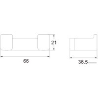 Крючок для ванны Rose RG1821H