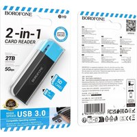 Карт-ридер Borofone DH9 USB 3.2 Gen1 (USB Type-A)