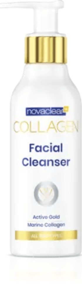 

Novaclear Очищающее средство Collagen для лица с золотом и морским коллагеном 150 мл