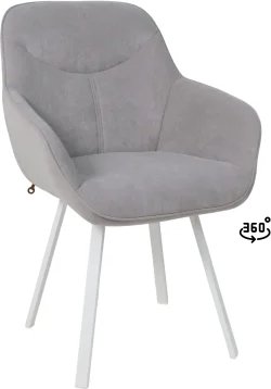 Стул Мамадома Romeo smile 360 (b22 Grey Lux/белый)