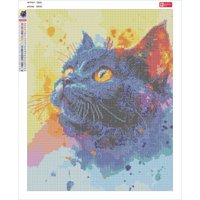 Алмазная мозаика  Феникс+ Черный котенок 70825