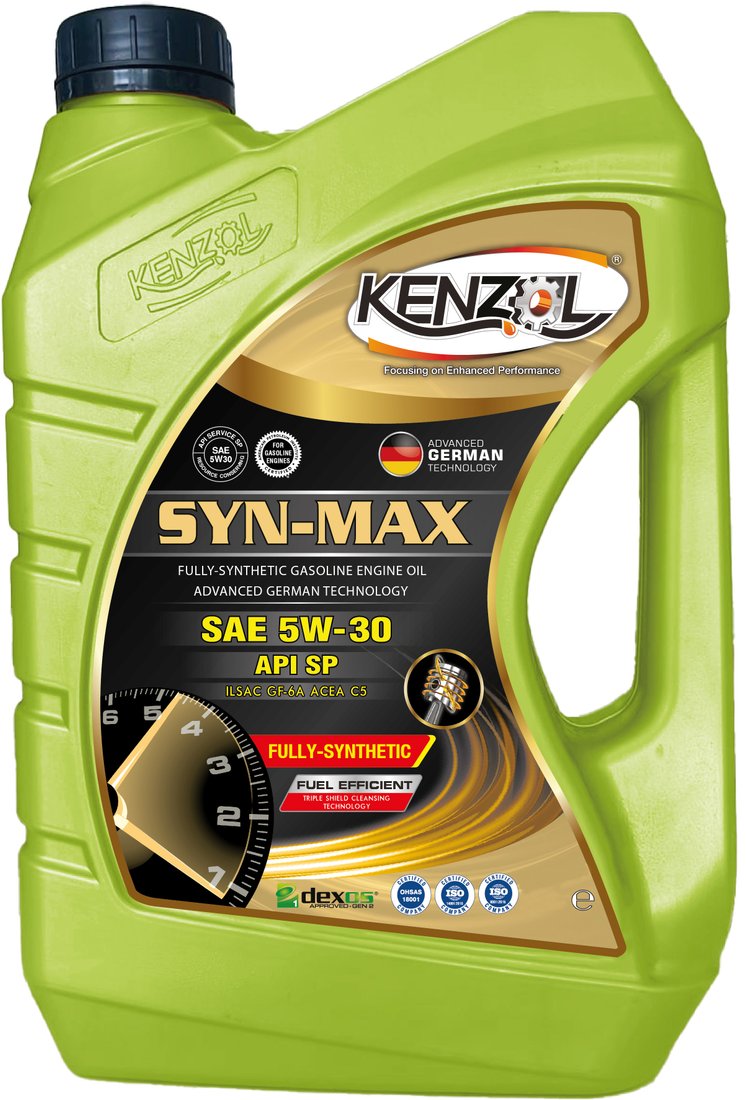 

Моторное масло Kenzol Syn-Max SAE 5W-30 API SP Dexos 1 1л