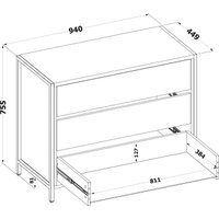 Комод Сокол Мебель Т-401 (дуб делано)
