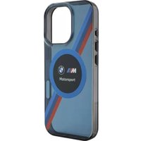 Чехол для телефона BMW Motorsport PC/TPU Circle and Tricolor (MagSafe) для iPhone 16 Pro Max BMHMP16X23HTPUV