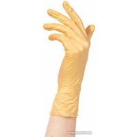 Нитриловые перчатки Adele нитриловые неопудренные 012М (М, 100 шт, золото)