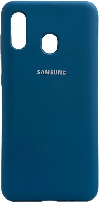 

Чехол для телефона EXPERTS Soft-Touch для Samsung Galaxy A20/A30 (космический синий)