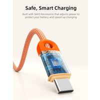 Кабель Cabletime 60W USB Type-C - USB Type-C (1 м, синий)