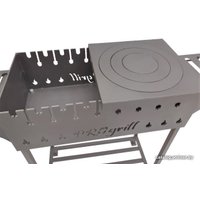 Мангал для дачи Progrill Техас на колесах (4 мм)