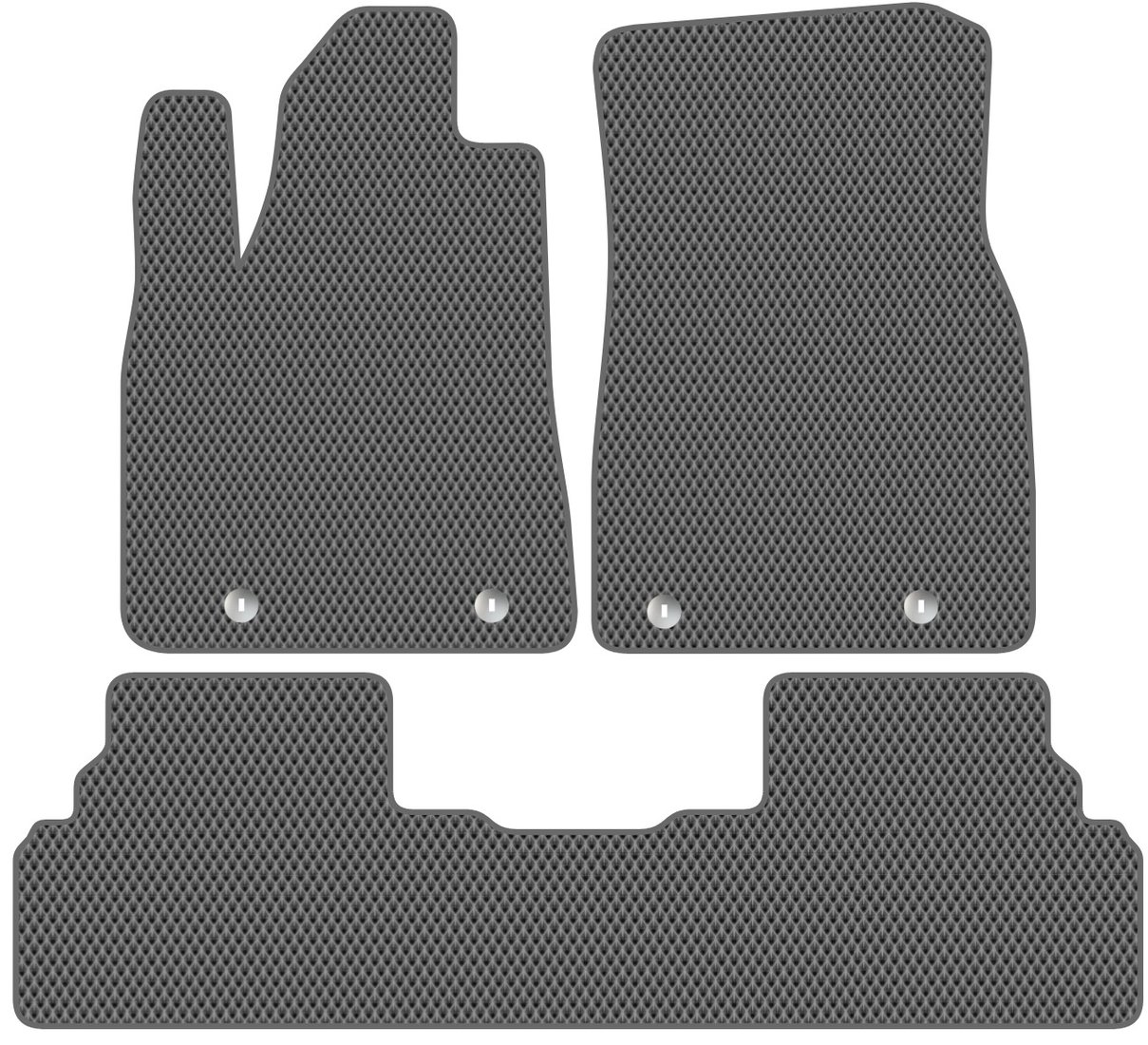 

Комплект ковриков для авто Alicosta Lexus RX450h III (suv / AL10) 2012 - 2015 (серый, ромб)