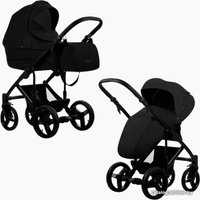 Универсальная коляска BEBETTO Magnum (3 в 1, 202, черная рама)