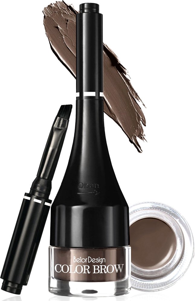 

Помада для бровей Belor Design Color Brow тон 4