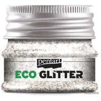 Глиттер Pentart серебро грубого помола 15 г