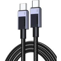 Кабель Ugreen L512 45064 USB Type-C - USB Type-C (2 м, черный)