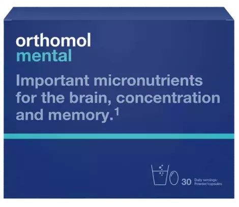 

БАД Orthomol Mental (порошок №30+ капсулы №90)