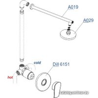 Душевая система  Wasserkraft A12629